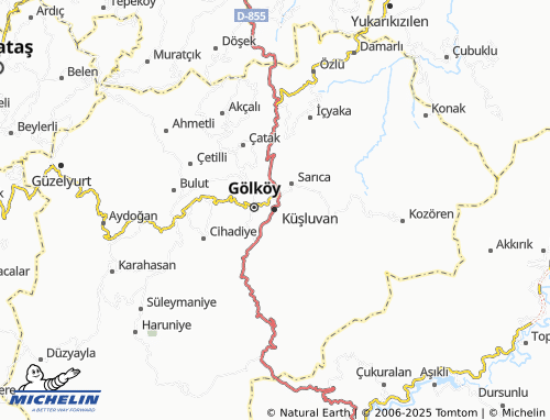 MICHELIN Küşluvan map - ViaMichelin