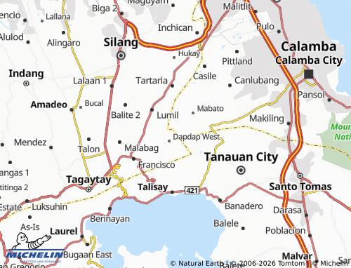 Mappa MICHELIN Dapdap East - ViaMichelin