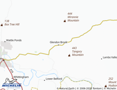 Mapa MICHELIN Glendon Brook - ViaMichelin