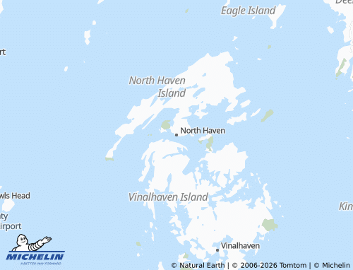 Mappa MICHELIN North Haven - ViaMichelin