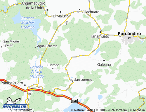 MICHELIN Nuevo Progreso map - ViaMichelin