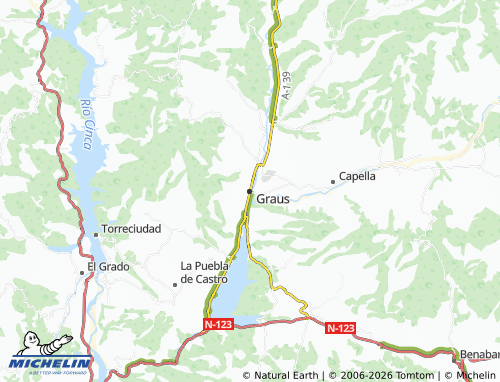 Carte MICHELIN Graus - ViaMichelin