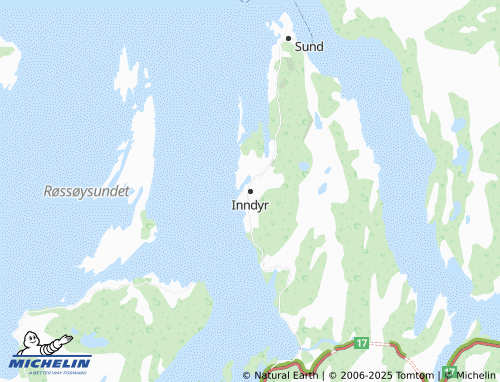 MICHELIN Inndyr map - ViaMichelin
