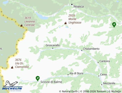 Mappa MICHELIN Pialpetta - ViaMichelin