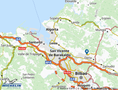 MICHELIN Leioa map - ViaMichelin