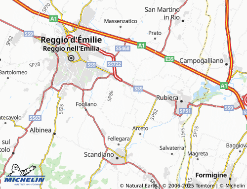 MICHELIN Roncadella map - ViaMichelin