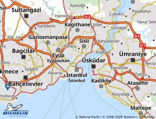MICHELIN-Landkarte Tomtom - ViaMichelin
