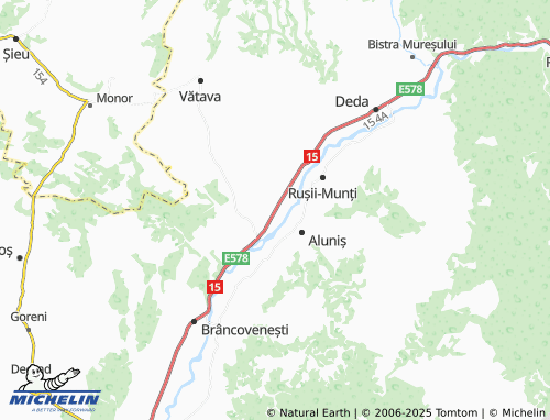 MICHELIN Maiorești map - ViaMichelin