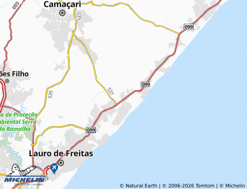 Mapa MICHELIN Areias - ViaMichelin