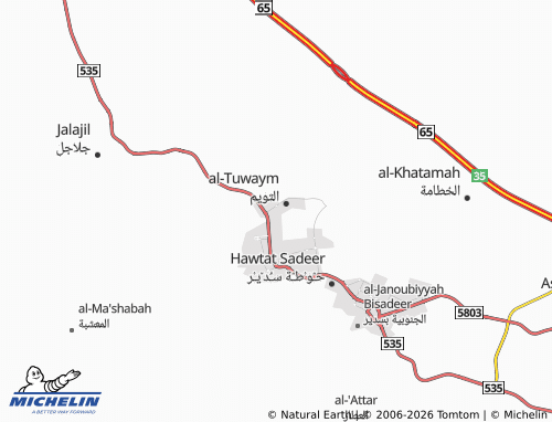Carte MICHELIN al-Ta'awun - ViaMichelin