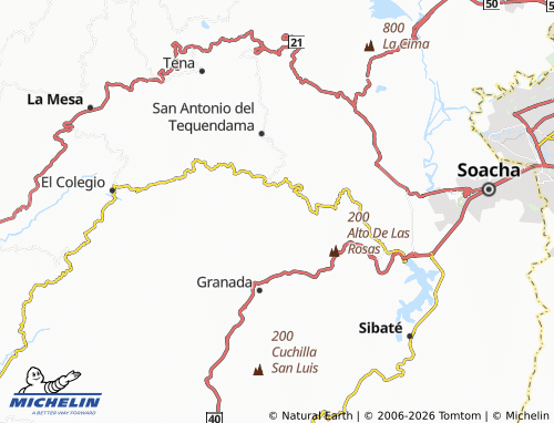 MICHELIN La Rápida map - ViaMichelin