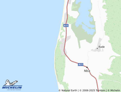 MICHELIN Bernāti map - ViaMichelin