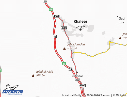 Carte MICHELIN al-Malik Fahd - ViaMichelin