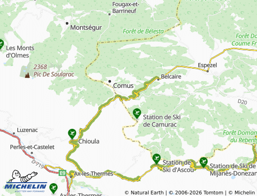Mappa MICHELIN Camurac - ViaMichelin