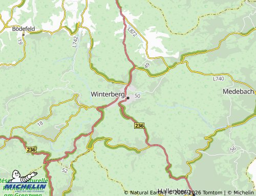 Mapa MICHELIN Winterberg - ViaMichelin