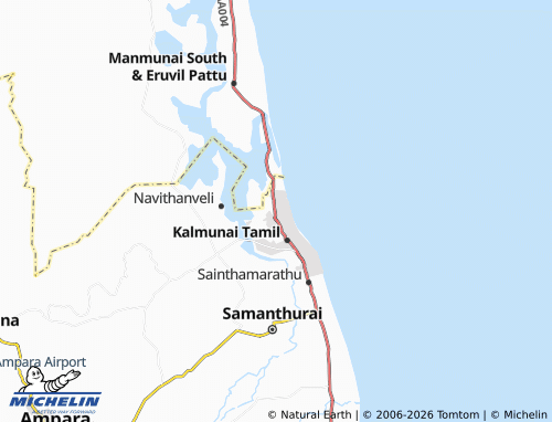 Carte MICHELIN Periyaneelavanai MD 01 - ViaMichelin