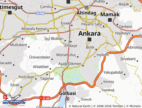 MICHELIN Karapınar map - ViaMichelin