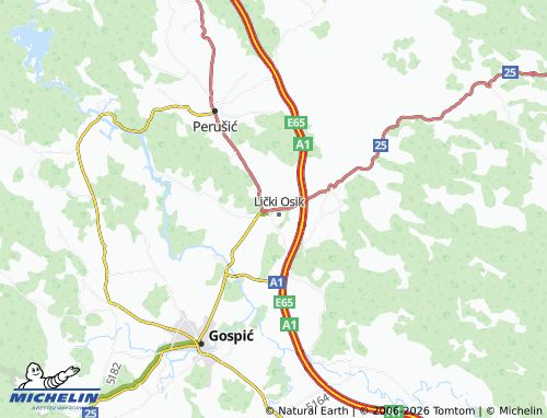 Mapa MICHELIN Šimlaški most - ViaMichelin