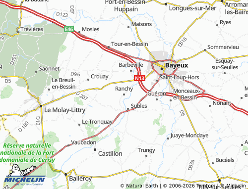 MICHELIN Ranchy map - ViaMichelin