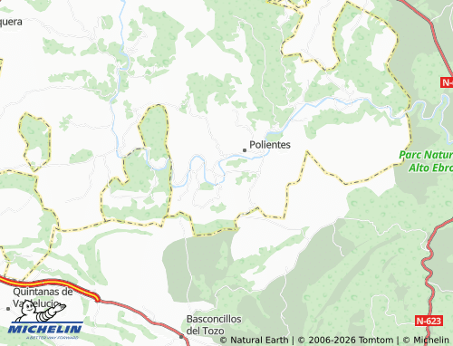 Mappa MICHELIN Rebollar de Ebro - ViaMichelin