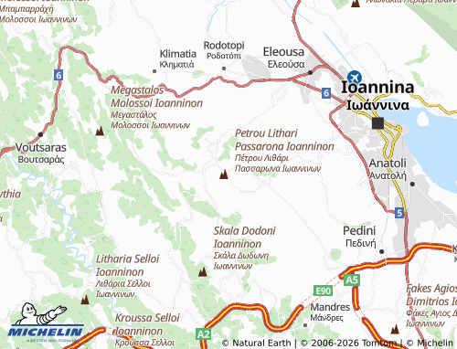 MICHELIN-Landkarte Peratis - ViaMichelin