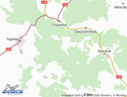 Mapa MICHELIN Fântâna Mare - ViaMichelin