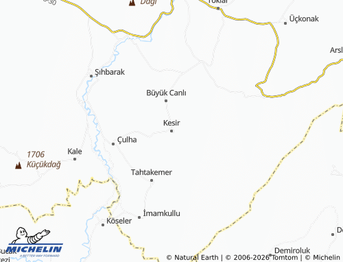 MICHELIN Kesir map - ViaMichelin