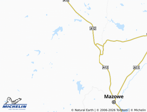 Mappa MICHELIN Manyewe Estate - ViaMichelin