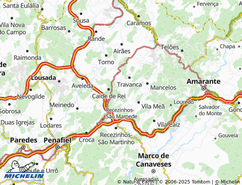 MICHELIN Paço de Travanca map - ViaMichelin