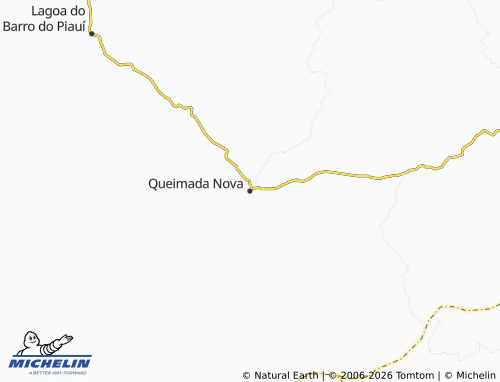 MICHELIN-Landkarte Queimada Nova - ViaMichelin