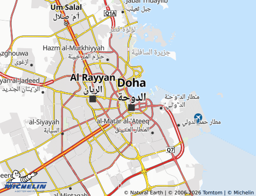 MICHELIN Al Bidda 12 map - ViaMichelin