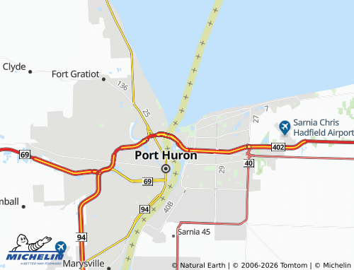 MICHELIN Point Edward map - ViaMichelin