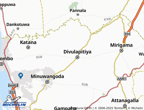 MICHELIN Pinnakele South map - ViaMichelin