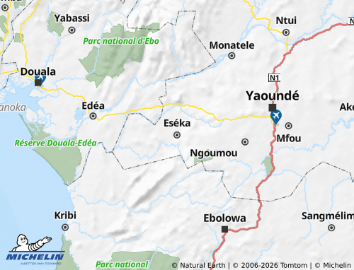 MICHELIN Nyong-et-Kelle map - ViaMichelin
