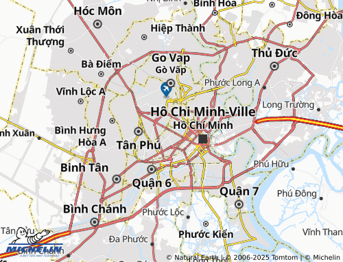 MICHELIN Phường 11 map - ViaMichelin