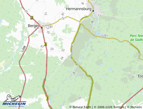MICHELIN Sülze map - ViaMichelin