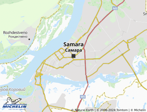 MICHELIN Samara map - ViaMichelin