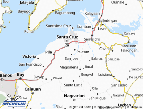 MICHELIN San Jose map - ViaMichelin