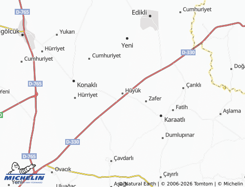 Kaart MICHELIN Hüyük - ViaMichelin
