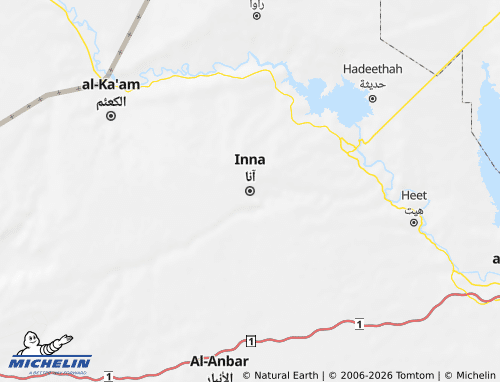 Mapa MICHELIN Inna - ViaMichelin