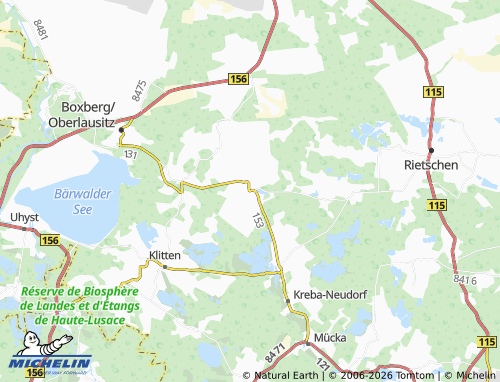 MICHELIN Reichwalde map - ViaMichelin