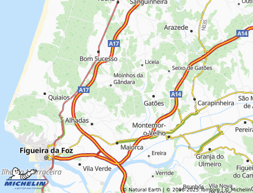 MICHELIN Santana map - ViaMichelin