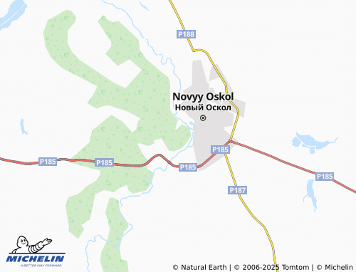 MICHELIN Pribrezhnyy map - ViaMichelin
