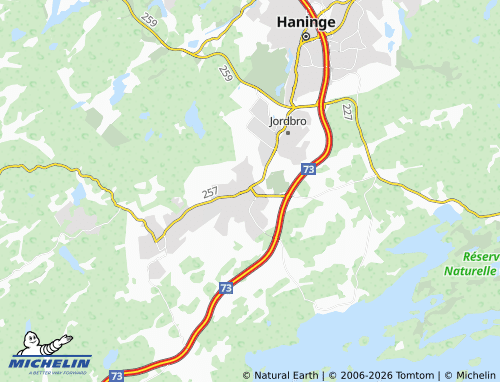 Mappa MICHELIN Västerhaninge - ViaMichelin