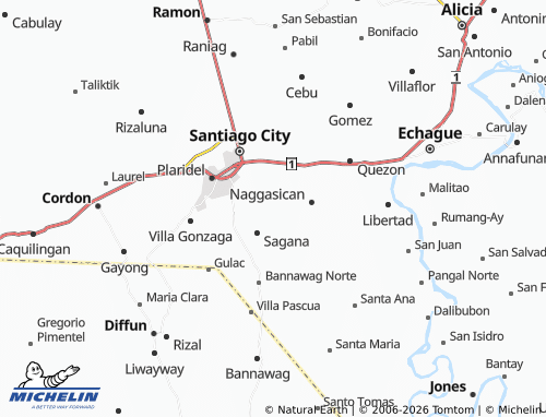 Mappa MICHELIN Nabbuan - ViaMichelin