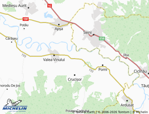 Mappa MICHELIN Roșiori - ViaMichelin