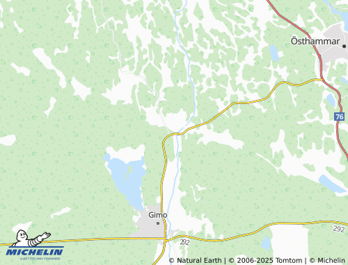 MICHELIN Hökhuvud map - ViaMichelin