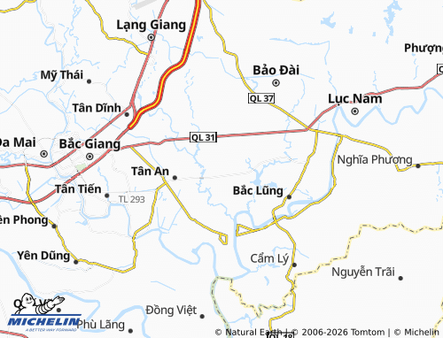 Mapa MICHELIN Lan Mẫu - ViaMichelin