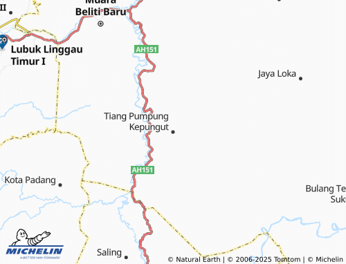 MICHELIN Tiang Pumpung Kepungut map - ViaMichelin