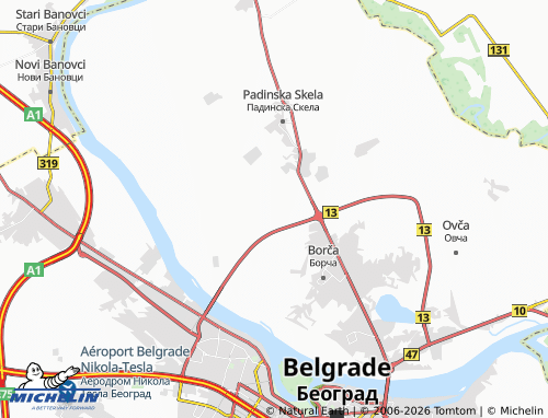Mapa MICHELIN Kovilovo - ViaMichelin